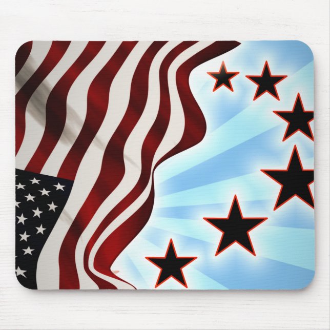 Tapis De Souris Drapeau des Etats-Unis (Devant)