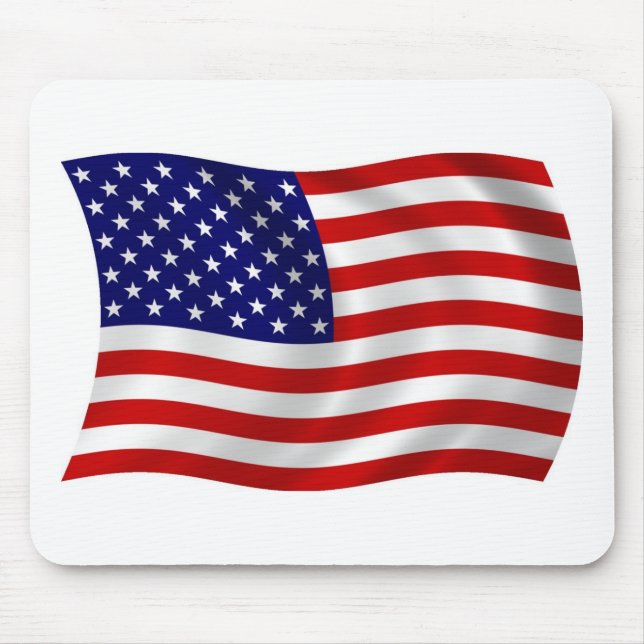 Tapis de souris Drapeau des États-Unis d'Amérique  (Devant)