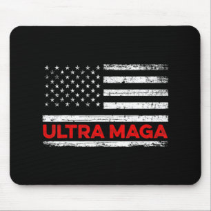 Tapis De Souris Drapeau des États-Unis Ultra Maga 