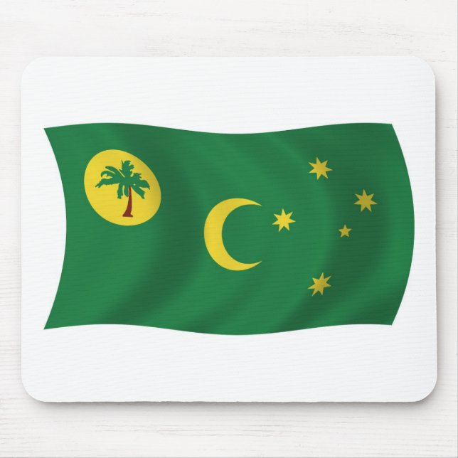 Tapis de souris Drapeau des îles Cocos (Devant)