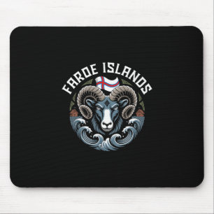 Tapis De Souris Drapeau des îles Féroé Voyage Vacances