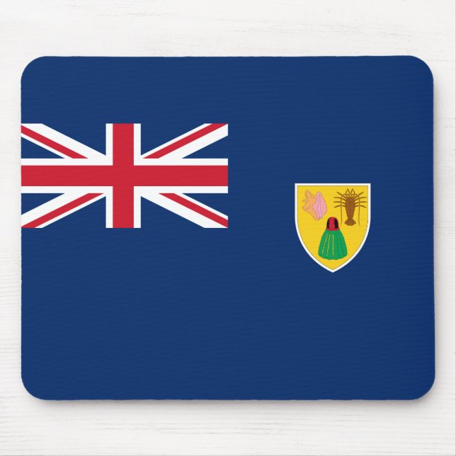Tapis De Souris drapeau des îles turques et caicos (Devant)
