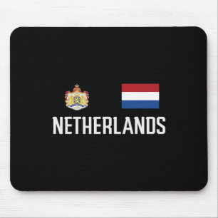 Tapis De Souris Drapeau des Pays-Bas Footbyll Football Fan Hommes