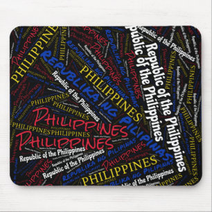 Tapis De Souris Drapeau des Philippines couleurs Patriotique