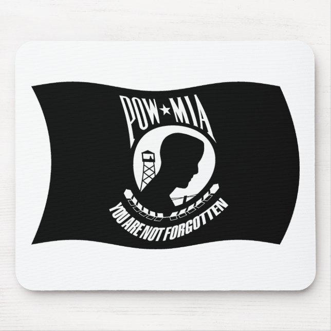 Tapis de souris Drapeau des POW & MIA (Devant)