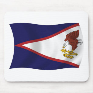 Tapis de souris Drapeau des Samoa américaines