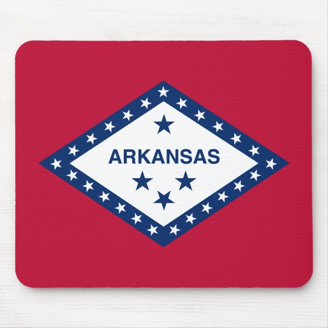 Tapis De Souris Drapeau d'État de l'Arkansas (Devant)