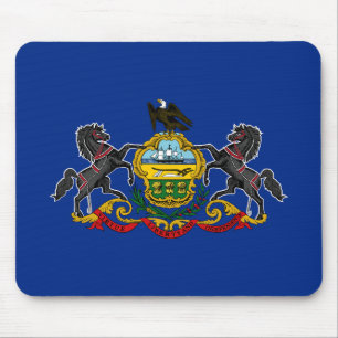 Tapis De Souris Drapeau d'État de Pennsylvanie
