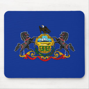 Tapis De Souris Drapeau d'État de Pennsylvanie