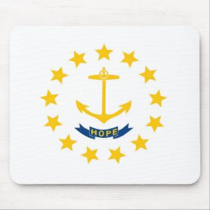 Tapis De Souris Drapeau d'État de Rhode Island, États-Unis