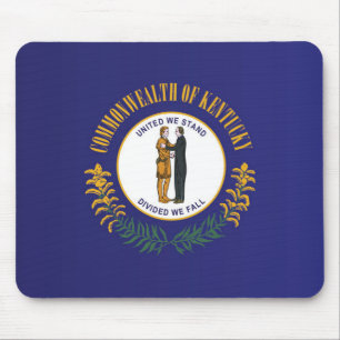 Tapis De Souris Drapeau d'État du Kentucky, États-Unis