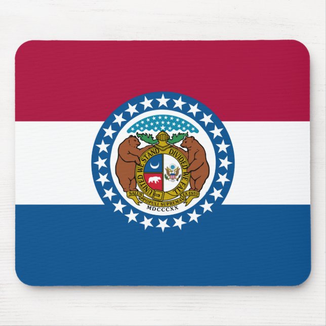 Tapis De Souris Drapeau d'État du Missouri (Devant)