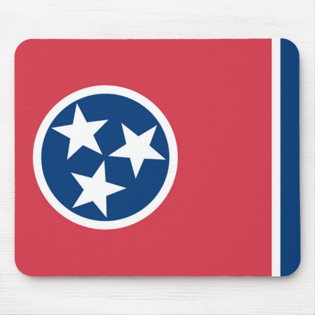 Tapis De Souris Drapeau d'État du Tennessee, États-Unis (Devant)
