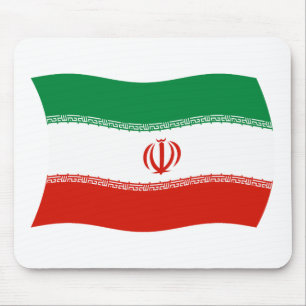 Tapis de souris Drapeau d'Iran