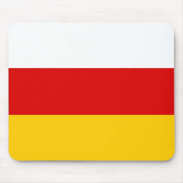 Tapis De Souris Drapeau d'Ossétie du Sud (Devant)