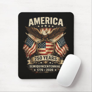 Tapis De Souris Drapeau du 250e anniversaire des États-Unis d'Amér