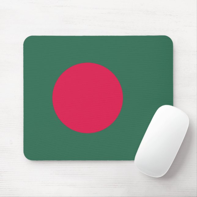Tapis De Souris Drapeau du Bangladesh (Avec souris)