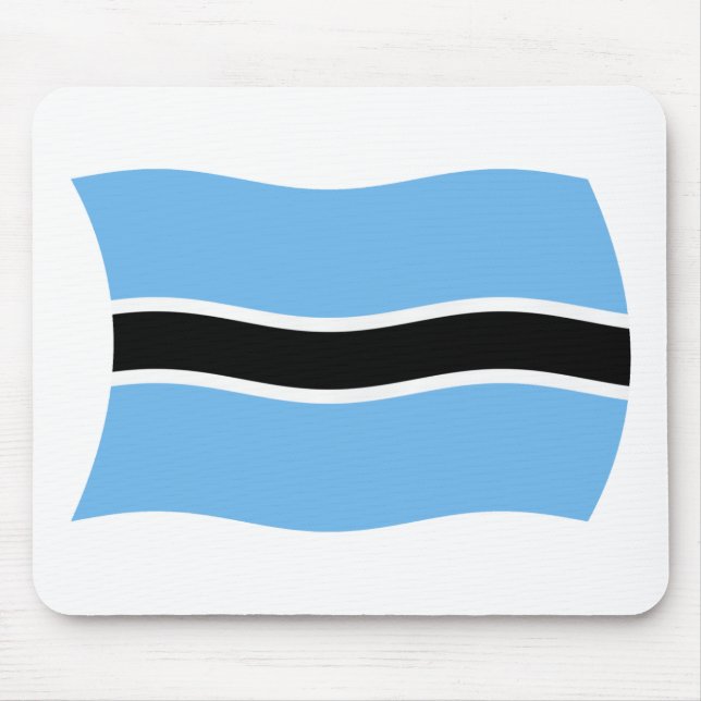 Tapis de souris Drapeau du Botswana (Devant)