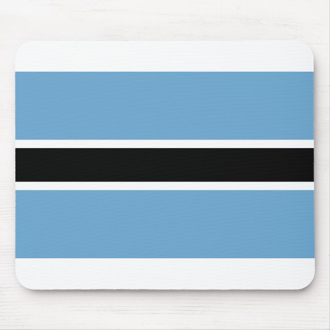 Tapis De Souris Drapeau du Botswana (Devant)