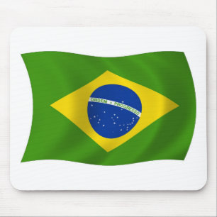 Tapis de souris Drapeau du Brésil