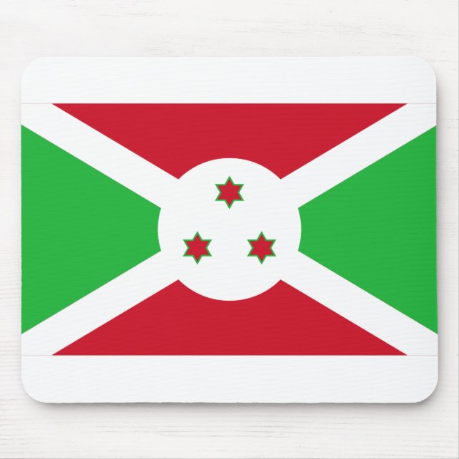 Tapis De Souris Drapeau du Burundi (Devant)