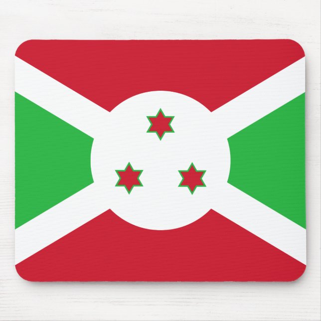 Tapis De Souris Drapeau du Burundi (Devant)