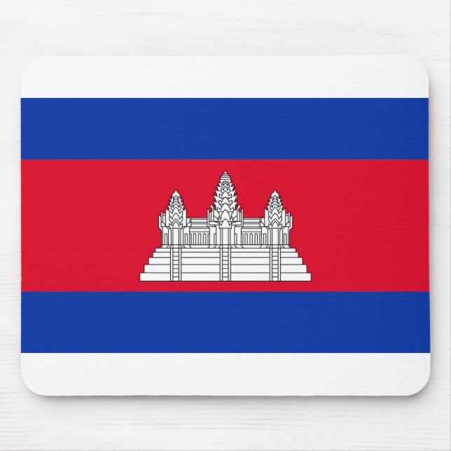 Tapis De Souris Drapeau du Cambodge (Devant)
