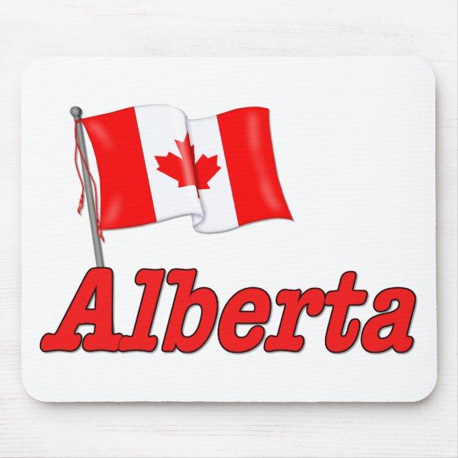 Tapis De Souris Drapeau du Canada - Alberta (Devant)