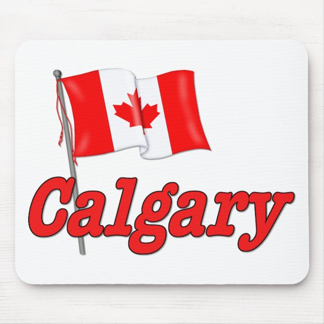 Tapis De Souris Drapeau du Canada - Calgary (Devant)