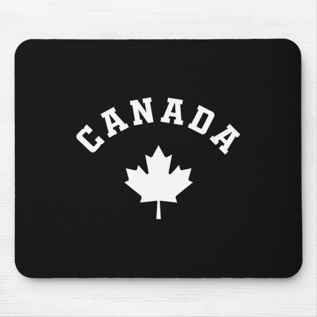 Tapis De Souris Drapeau du Canada Vacances canadiennes Pêche Rando (Devant)