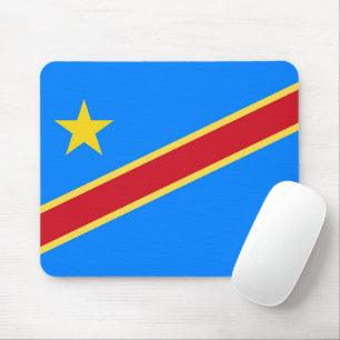 Tapis De Souris Drapeau du Congo