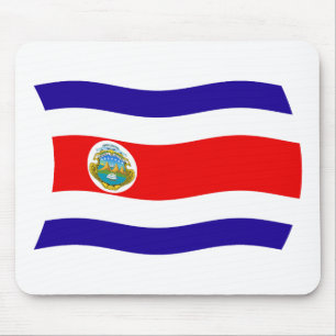 Tapis de souris Drapeau du Costa Rica