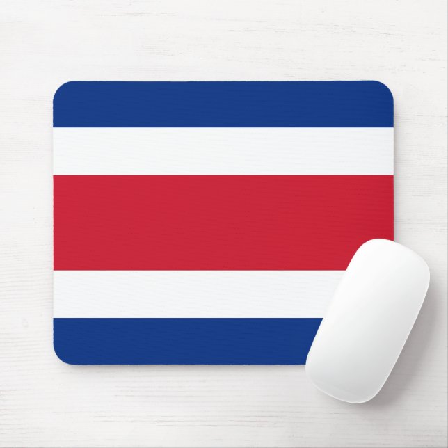 Tapis De Souris Drapeau du Costa Rica (Avec souris)