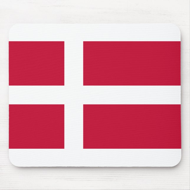 Tapis De Souris Drapeau du Danemark (Devant)