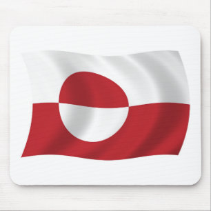 Tapis de souris Drapeau du Groenland