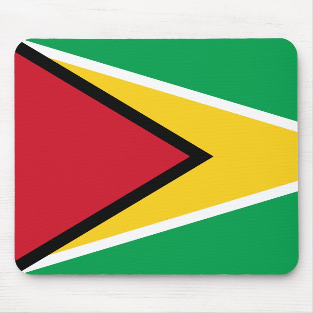 Tapis De Souris Drapeau du Guyana (Guyana) (Devant)