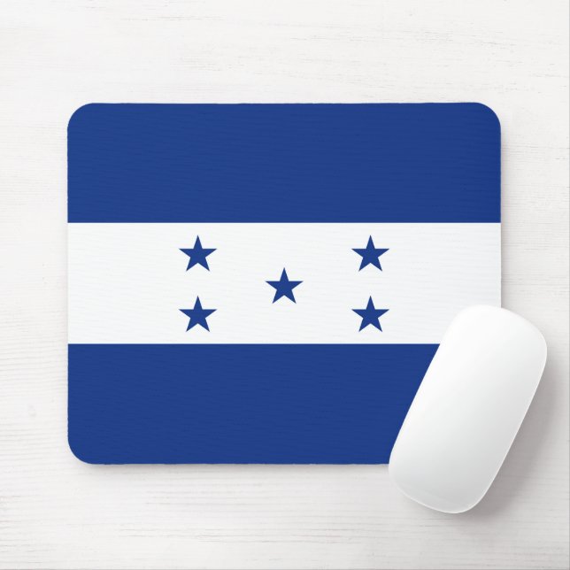 Tapis De Souris Drapeau du Honduras (Avec souris)