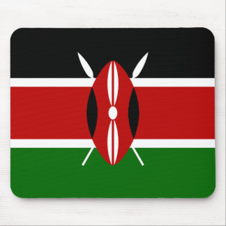 Tapis De Souris Drapeau du Kenya Afrique