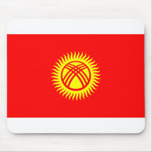 Tapis De Souris Drapeau du Kirghizistan