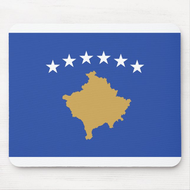 Tapis De Souris Drapeau du Kosovo (Devant)