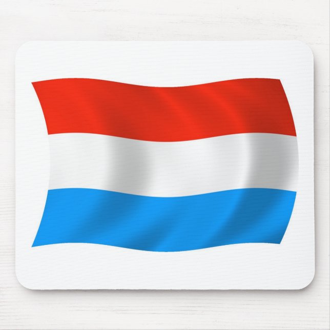Tapis de souris Drapeau du Luxembourg (Devant)