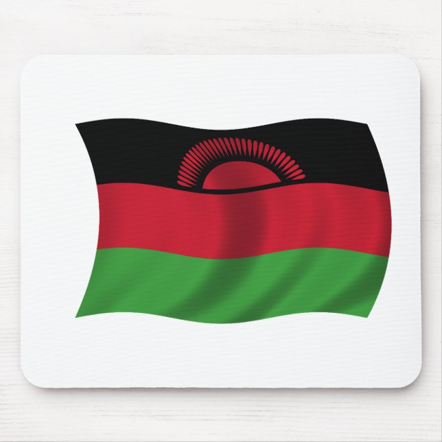 Tapis De Souris Drapeau du Malawi (Devant)