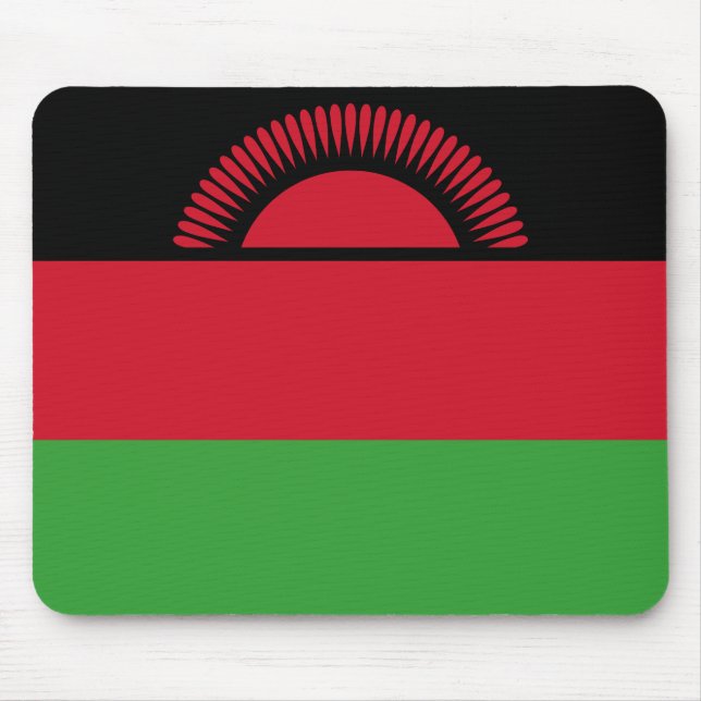 Tapis De Souris Drapeau du Malawi (Devant)