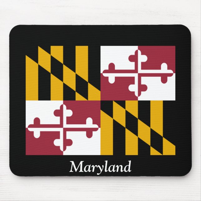 Tapis De Souris Drapeau du Maryland (Devant)
