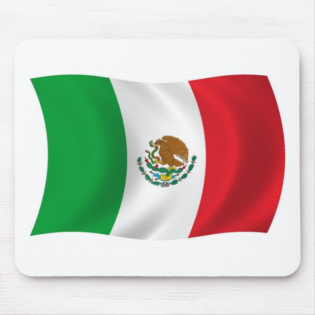 Tapis de souris Drapeau du Mexique (Devant)