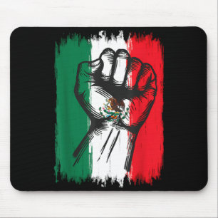 Tapis De Souris Drapeau du Mexique fierté mexicaine racines mexica