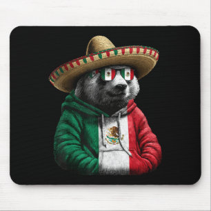 Tapis De Souris Drapeau du Mexique fierté mexicaine racines mexica