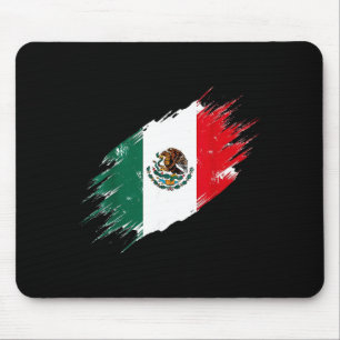 Tapis De Souris Drapeau du Mexique fierté mexicaine racines mexica