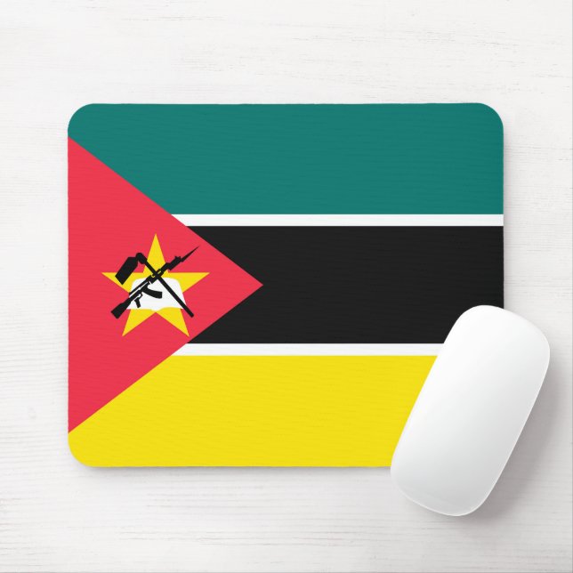 Tapis De Souris Drapeau du Mozambique (Avec souris)