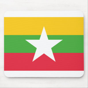 Tapis De Souris Drapeau du Myanmar